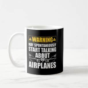 Funny Pilot Art For Men Women Aviation Pilot Airpl Coffee Mug