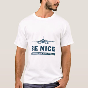 Funny Pilot & Aviation Aeroplane T-Shirt