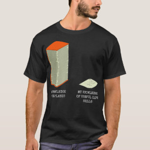 Funny Pilot Aviation Knowledge Meme Plane Spotter  T-Shirt