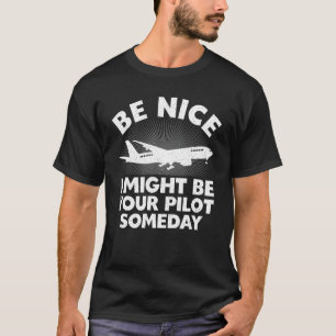 Funny Pilot For Men Women Aviation Aeroplane Pilot T-Shirt