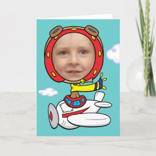 Funny Pilot Photo Face Template