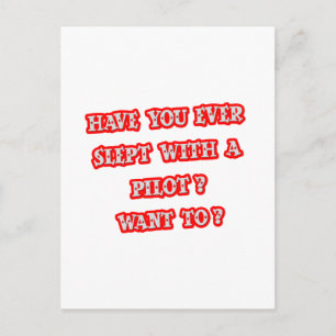 Funny Pilot Pick-Up Line Postcard