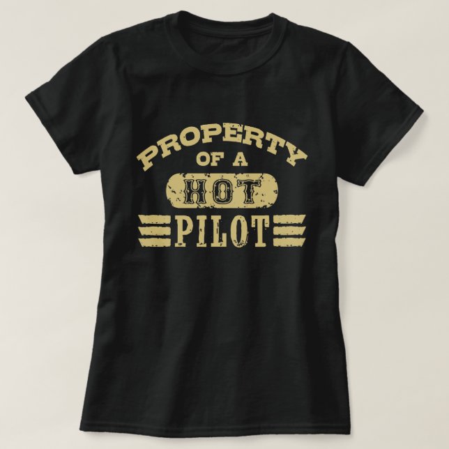 Funny Pilot T-Shirt (Design Front)