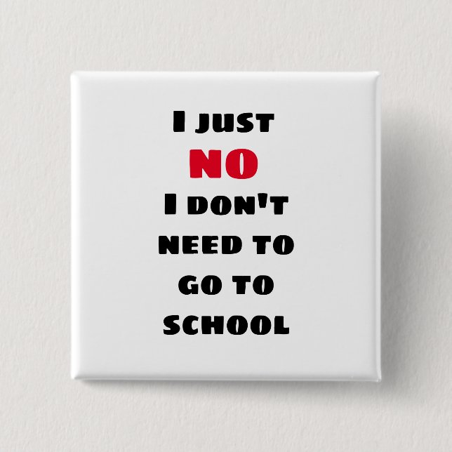 Funny Pin Button for Students (Front)