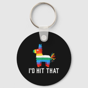 Funny Pinata Llama Alpaka Cinco De Mayo Men  Key Ring