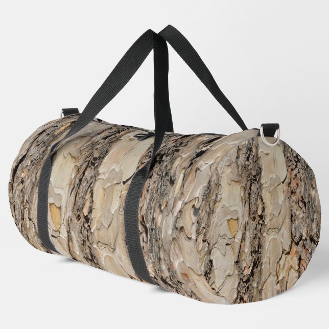 Funny Pine tree cork Duffle Bag (Left Corner)