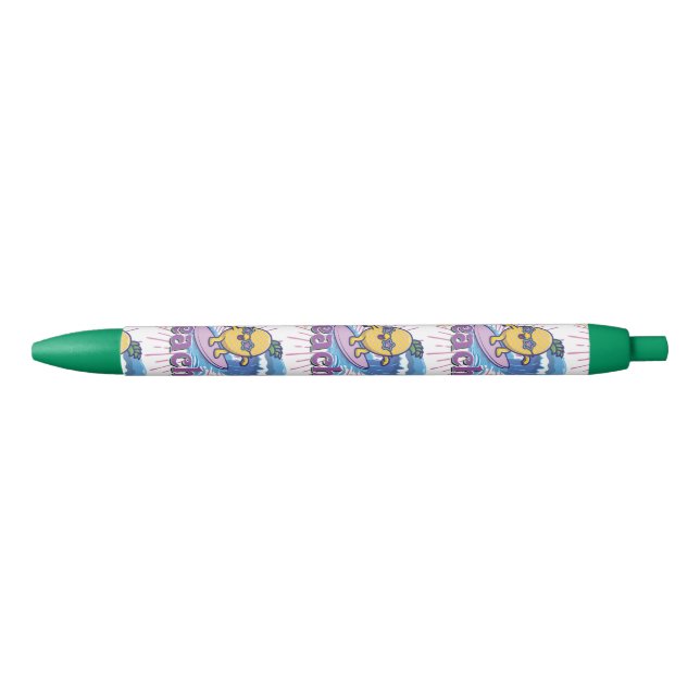 funny pineapple black ink pen (Front)
