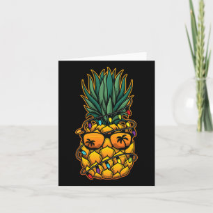 Funny Pineapple Christmas In July Women Men Card