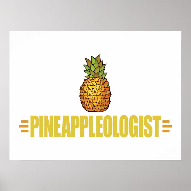 Funny Pineapple Lover Poster (Front)