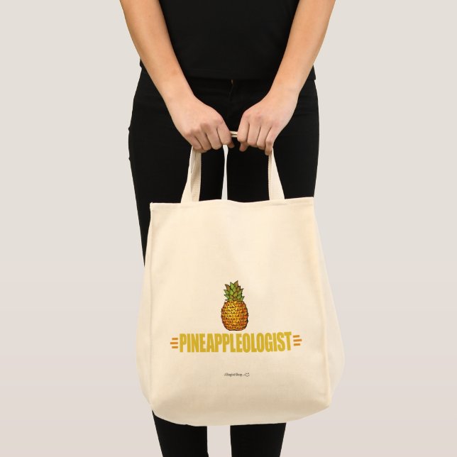 Funny Pineapple Lover Tote Bag (Front (Product))