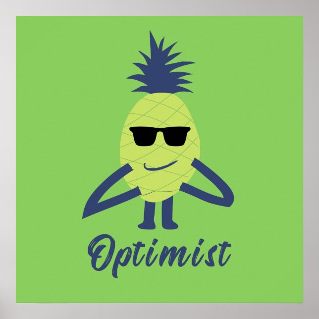 funny pineapple lovers poster (Front)