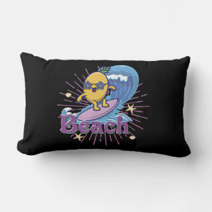 funny pineapple lumbar cushion