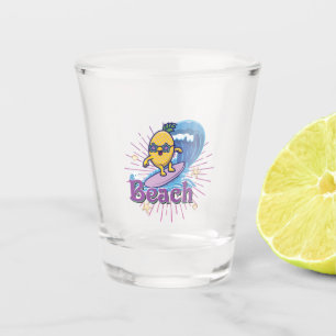 funny pineapple shot glass