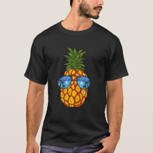 Funny Pineapple Sunglasses Aloha Beaches Hawaii Ha T-Shirt