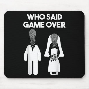 Funny Pineapple Swinger Gift Wedding Bride Groom M Mouse Pad