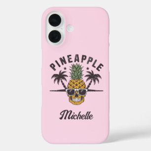 Funny Pineapple wearing sunglasses Personalised    iPhone 16 Case