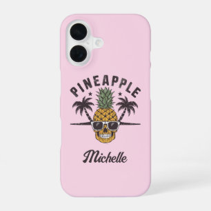 Funny Pineapple wearing sunglasses Personalised    iPhone 16 Case