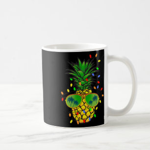 Funny Pineapple Xmas Tree Summer Christmas In July Coffee Mug