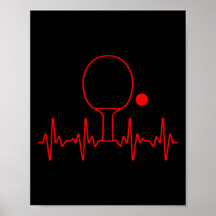 Funny Ping Pong Gift For Men Women Table Tennis He Poster
