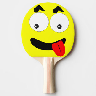 Funny Ping Pong Paddle Face