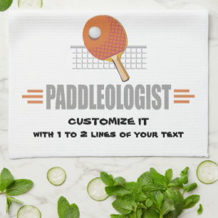 Funny Ping Pong Tea Towel