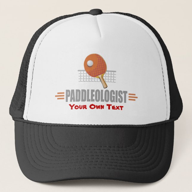 Funny Ping Pong Trucker Hat (Front)