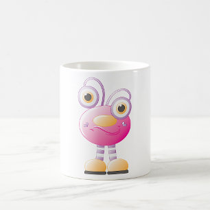 Funny Pink Alien Coffee Mug