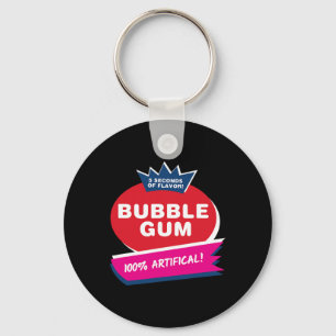 Funny Pink Bubble Gum Halloween Costume Key Ring