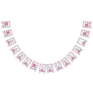 Funny Pink Chevron Silly Cute Baby Elephant Bunting