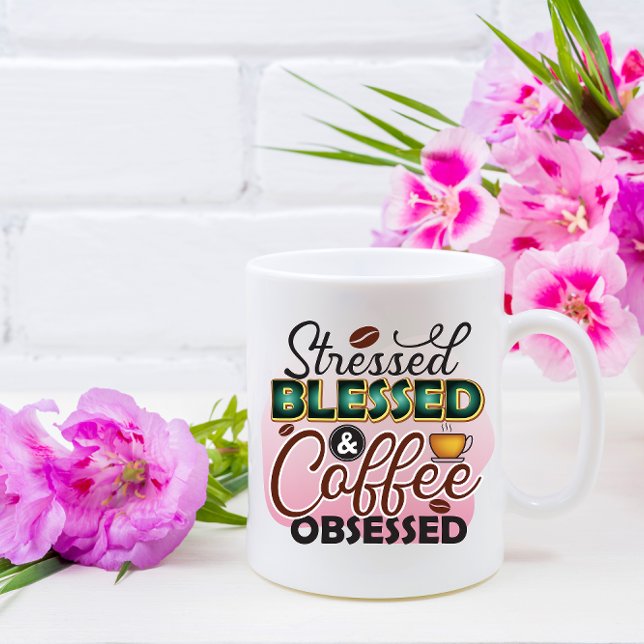 FUNNY PINK COFFEE QUOTES  COFFEE MUG (Creator Uploaded)