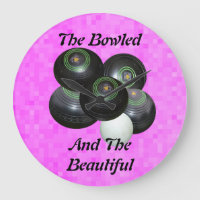 Funny Pink Lawn Bowls Bowled Beautiful Design,