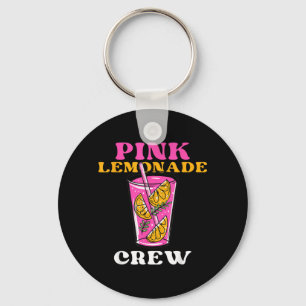 Funny Pink Lemonade Crew Lemon Juice Boss Key Ring
