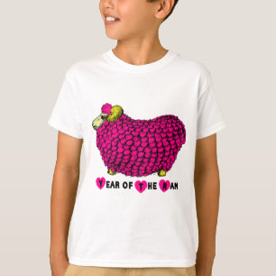 Funny Pink Ram Chinese New Year Zodiac K SweatS T-Shirt