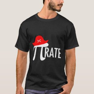 Funny Pirate Math Pun - Pi Day Symbol Humour Tee 