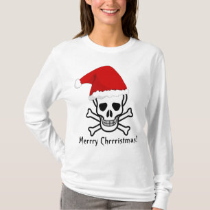 Funny Pirate Merry Christmas Greeting Arrrgh Matey T-Shirt