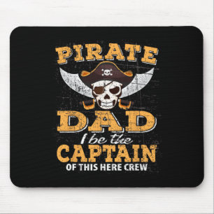 Funny Pirate Night Dad Cruise Family Vacation Part Mouse Pad