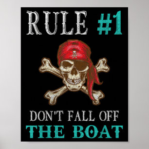 Funny Pirate Quote Tampa Gasparilla Crossbones Des Poster