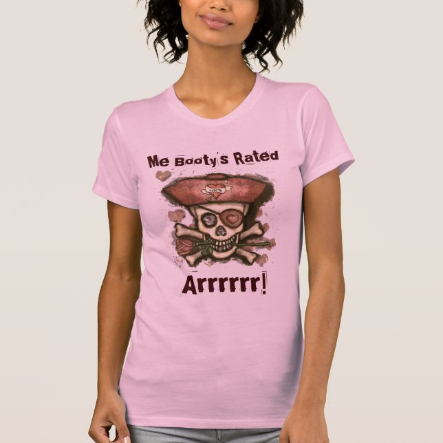 Funny Pirate's Booty T-Shirt (Front)