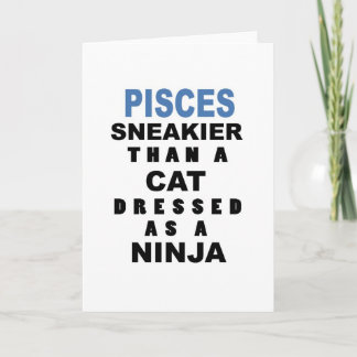 Funny Pisces Birthday Card