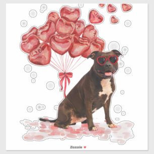 Funny Pitbull Heart Valentines Day Dog Dad Mum Gif