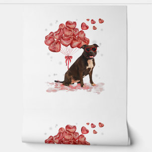 Funny Pitbull Heart Valentines Day Dog Dad Mum Gif Wallpaper