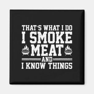 Funny Pitmaster I Smoke Meat Bbq Smoker Grill Gril Magnet