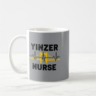 Funny Pittsburgh Sl City Yinzer Nurse Coffee Mug