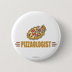 Funny Pizza 6 Cm Round Badge