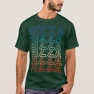 Funny Pizza 80's Retro Vintage Carb Pizza & Foodie T-Shirt