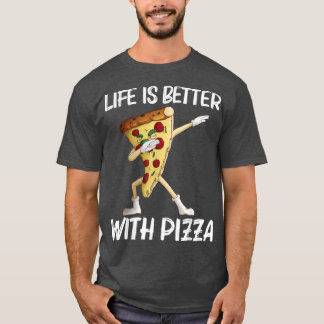 Funny Pizza Art For Men Women Pizza Slice Italian  T-Shirt
