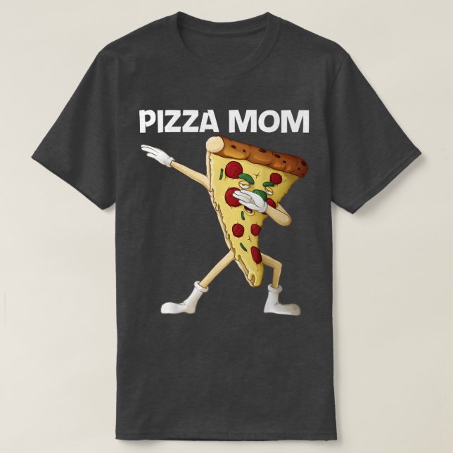 Funny Pizza Art For Mum Women Pizza Slice Italian  T-Shirt (Design Front)