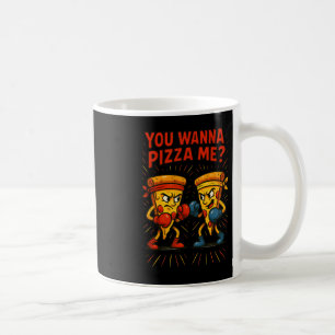 Funny Pizza Boxing Meme – You Wanna Pizza Me  Coffee Mug