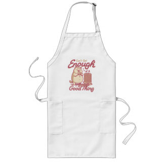 Funny Pizza Cat Long Apron