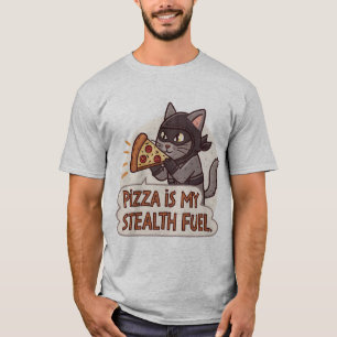 Funny Pizza Cat Ninja Warrior T-Shirt & Gifts